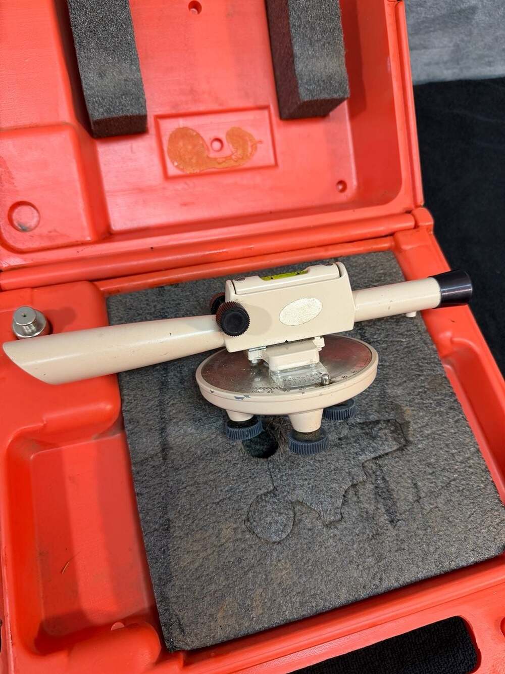 David White Instruments Meridian L6-20 Sight Level Surveying Tool with book/case